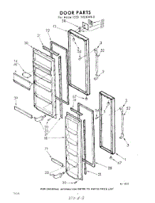 08 - Door parts for Whirlpool Refrigerator EED191SKWR0 / from AppliancePartsPros.com