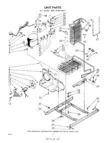 10 - Unit parts for Whirlpool Refrigerator EED191SKWR0 / from AppliancePartsPros.com