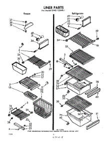06 - Liner parts for Whirlpool Refrigerator EWD15JWR1 / from AppliancePartsPros.com