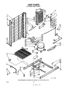 10 - Unit parts for Whirlpool Refrigerator EWD15JWR1 / from AppliancePartsPros.com