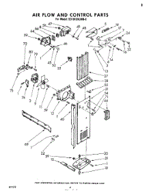 04 - Air Flow And Control parts for Whirlpool Refrigerator ED191EKLWR0 / from AppliancePartsPros.com