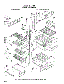 06 - Liner parts for Whirlpool Refrigerator ED191EKLWR0 / from AppliancePartsPros.com