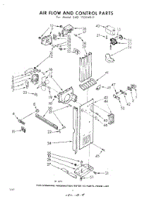 04 - Air Flow And Control parts for Whirlpool Refrigerator EAD19ZKWR0 / from AppliancePartsPros.com