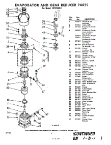 04 - Evaporation Gear Reducer parts for Whirlpool CETH4AE3 / from AppliancePartsPros.com