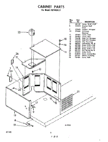 06 - Cabinet parts for Whirlpool CETH4AE3 / from AppliancePartsPros.com