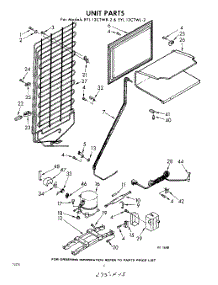 06 - Unit parts for Whirlpool Freezer EYL12CTWR2 / from AppliancePartsPros.com