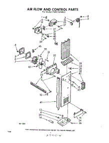 04 - Air Flow And Control parts for Whirlpool Refrigerator EWD15JWR2 / from AppliancePartsPros.com