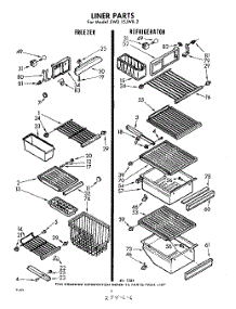 06 - Liner parts for Whirlpool Refrigerator EWD15JWR2 / from AppliancePartsPros.com