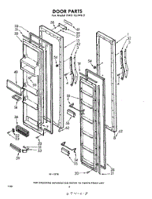 08 - Door parts for Whirlpool Refrigerator EWD15JWR2 / from AppliancePartsPros.com