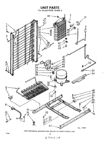 10 - Unit parts for Whirlpool Refrigerator EWD15JWR2 / from AppliancePartsPros.com