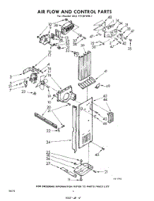 04 - Air Flow And Control parts for Whirlpool Refrigerator EED191SKWR1 / from AppliancePartsPros.com
