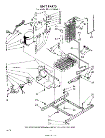 10 - Unit parts for Whirlpool Refrigerator EED191SKWR1 / from AppliancePartsPros.com