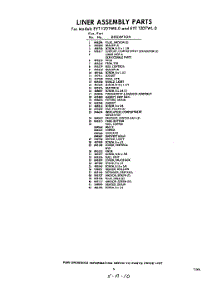 05 - Section parts for Whirlpool Freezer EYT12DTWR0 / from AppliancePartsPros.com