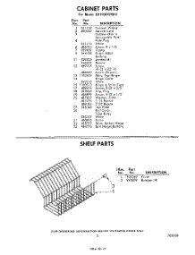 05 - Shelf parts for Whirlpool Freezer EV110EXPW0 / from AppliancePartsPros.com