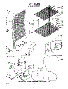 06 - Unit parts for Whirlpool Freezer EV110EXPW0 / from AppliancePartsPros.com