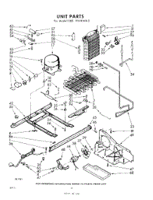 10 - Unit parts for Whirlpool Refrigerator EED191VKWR0 / from AppliancePartsPros.com