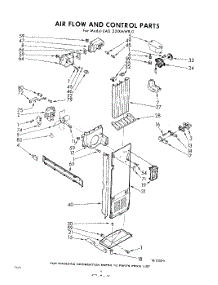 04 - Air Flow And Control parts for Whirlpool Refrigerator EAD221XMWR0 / from AppliancePartsPros.com