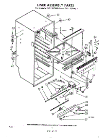 04 - Liner parts for Whirlpool Freezer EYT12DTWR1 / from AppliancePartsPros.com