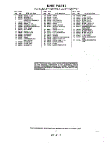 07 - Section parts for Whirlpool Freezer EYT12DTWR1 / from AppliancePartsPros.com