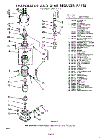 04 - Evaporator And Gear Reducer parts for Whirlpool CETH4AETS / from AppliancePartsPros.com
