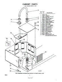 06 - Cabinet parts for Whirlpool CETH4AETS / from AppliancePartsPros.com