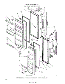 08 - Door parts for Whirlpool Refrigerator EAD22NKWR0 / from AppliancePartsPros.com