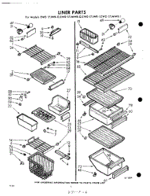06 - Liner parts for Whirlpool Refrigerator EWD17JMWR0 / from AppliancePartsPros.com