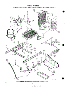 10 - Unit parts for Whirlpool Refrigerator EWD17JMWR0 / from AppliancePartsPros.com