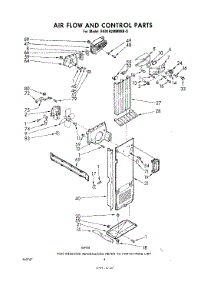 04 - Airflow And Control parts for Whirlpool Refrigerator EED192MMWR0 / from AppliancePartsPros.com