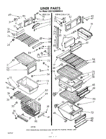 06 - Liner parts for Whirlpool Refrigerator EED192MMWR0 / from AppliancePartsPros.com