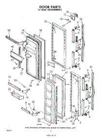 08 - Door parts for Whirlpool Refrigerator EED192MMWR0 / from AppliancePartsPros.com