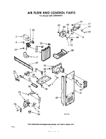 04 - Air Flow And Control parts for Whirlpool Refrigerator EAD22PMWR0 / from AppliancePartsPros.com