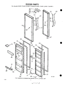 08 - Door parts for Whirlpool Refrigerator EWD17JMWR1 / from AppliancePartsPros.com