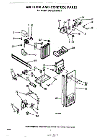 04 - Air Flow And Control parts for Whirlpool Refrigerator EAD22PMWR1 / from AppliancePartsPros.com