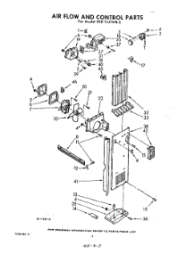 04 - Air Flow And Control parts for Whirlpool Refrigerator EXD15JTWR0 / from AppliancePartsPros.com