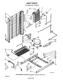 10 - Unit parts for Whirlpool Refrigerator EXD15JTWR0 / from AppliancePartsPros.com