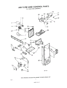 04 - Air Flow And Control parts for Whirlpool Refrigerator EAD22PMWR2 / from AppliancePartsPros.com