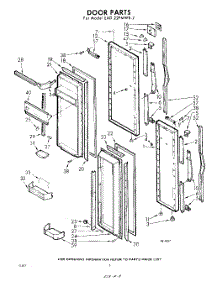 08 - Door parts for Whirlpool Refrigerator EAD22PMWR2 / from AppliancePartsPros.com