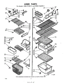 06 - Liner parts for Whirlpool Refrigerator EWD17JMWR2 / from AppliancePartsPros.com