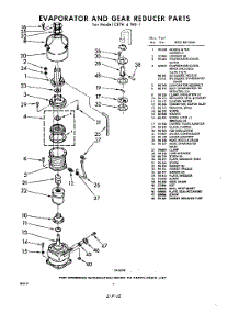 04 - Evaporator And Gear Reducer parts for Whirlpool CETH4WE1 / from AppliancePartsPros.com