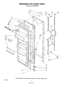 03 - Refrigerator Door parts for Whirlpool Refrigerator ED19HKXRFR3 / from AppliancePartsPros.com