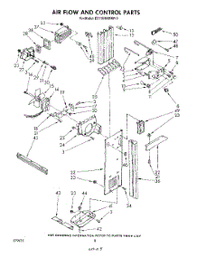 05 - Air Flow And Control, Lit / Optional parts for Whirlpool Refrigerator ED19HKXRFR3 / from AppliancePartsPros.com