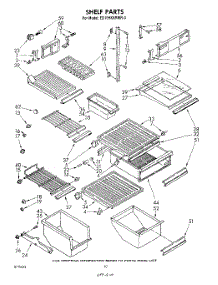 06 - Shelf parts for Whirlpool Refrigerator ED19HKXRFR3 / from AppliancePartsPros.com
