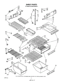 06 - Shelf parts for Whirlpool Refrigerator ED19HKXRFR4 / from AppliancePartsPros.com
