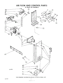 04 - Air Flow And Control parts for Whirlpool Refrigerator EED192PKWR1 / from AppliancePartsPros.com