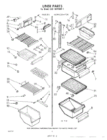 06 - Liner parts for Whirlpool Refrigerator EED192PKWR1 / from AppliancePartsPros.com