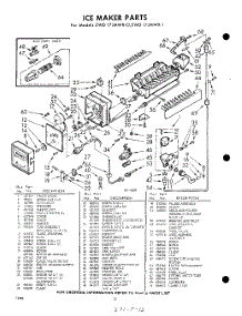12 - Ice Maker parts for Whirlpool Refrigerator EWD17JWR0 / from AppliancePartsPros.com