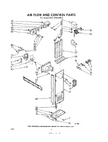 04 - Air Flow And Control parts for Whirlpool Refrigerator EAD22XMWR0 / from AppliancePartsPros.com