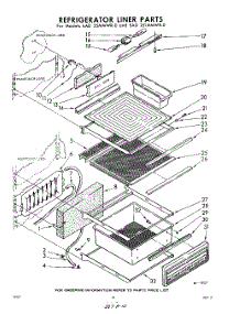 10 - Refrigerator Liner parts for Whirlpool Refrigerator EAD251MMWR0 / from AppliancePartsPros.com