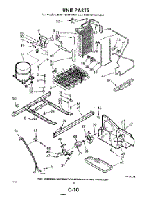 10 - Unit parts for Whirlpool Refrigerator EXD19NMWR1 / from AppliancePartsPros.com